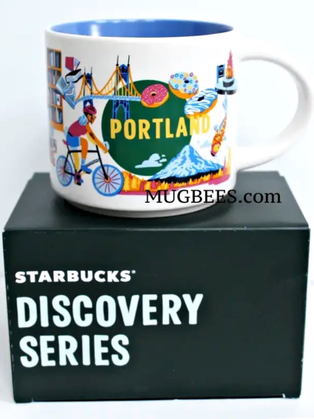Starbucks Discovery Series Portland Ceramic Coffee Tea Cup Mug 14oz NEW